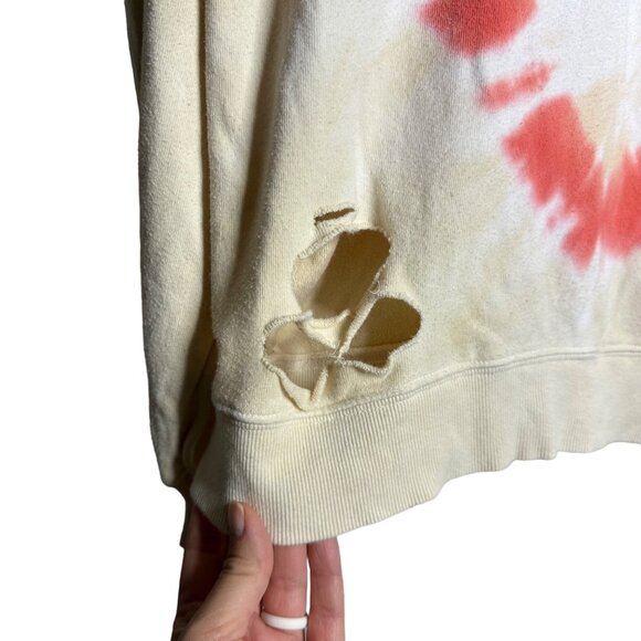 Wildfox Pink and Orange Tie-Dye Sweatshirt - Picture 4 of 10